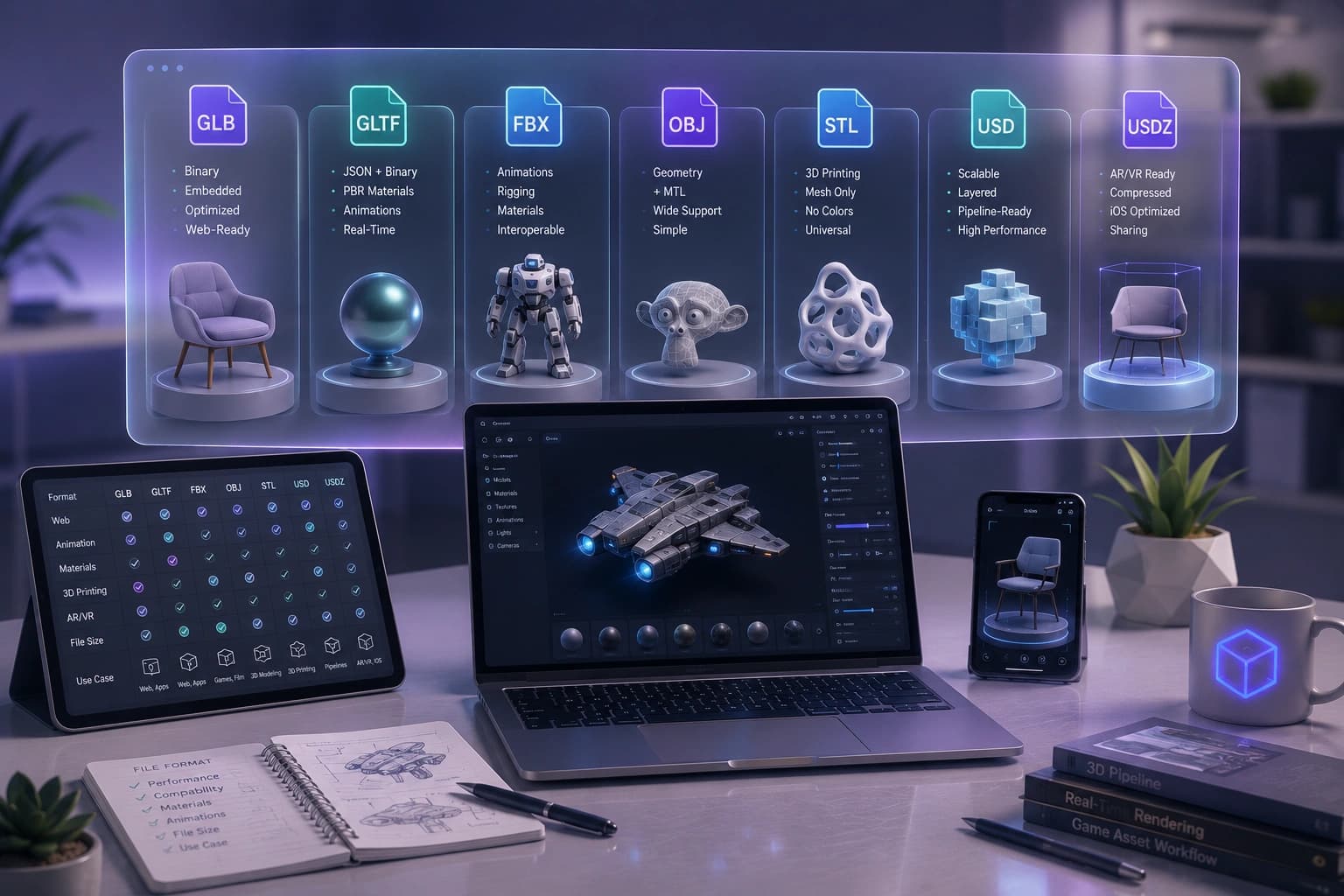 Choosing the Right 3D File Format