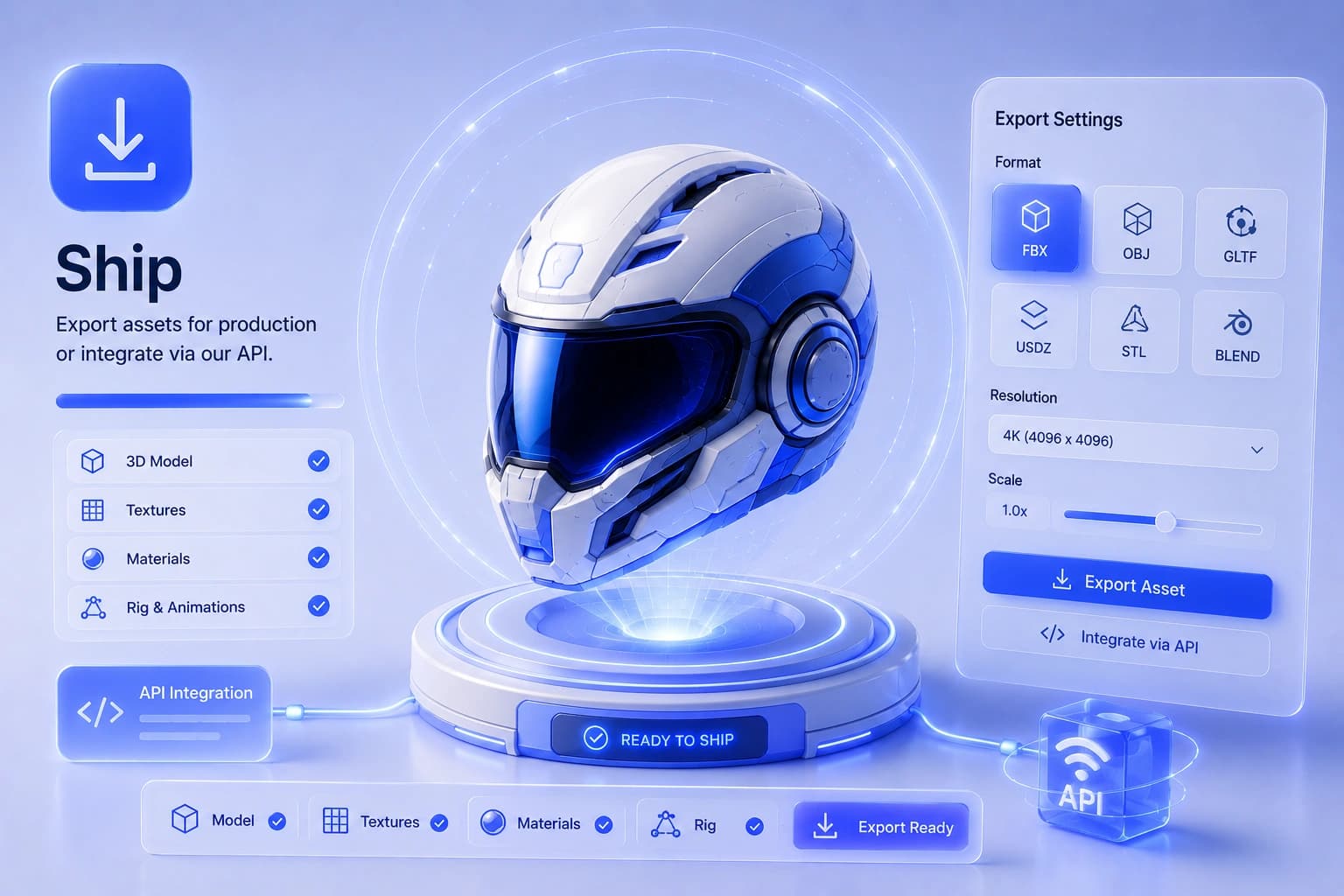 Export dashboard